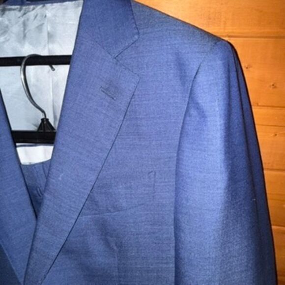 $599 Suitsupply Lazio 44R FULL SUIT 100% Wool VBC fabric Men's 38x30 pants - Picture 4 of 17